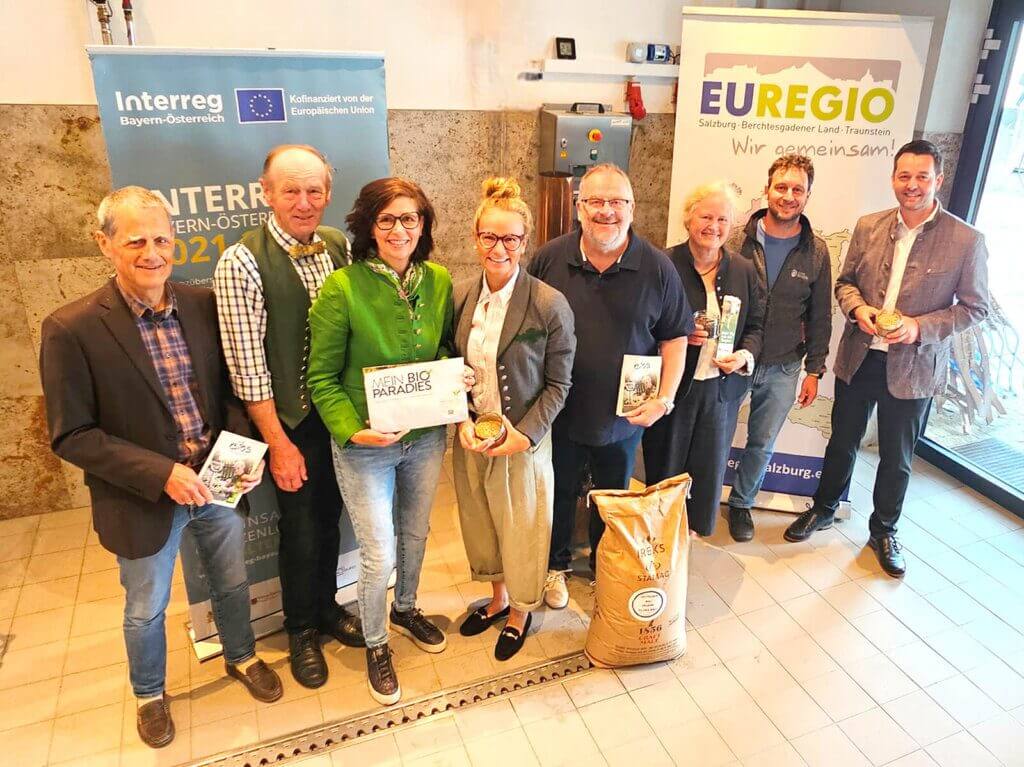 Projekt-Team und Partner beim Launch des EuRegio Projektes